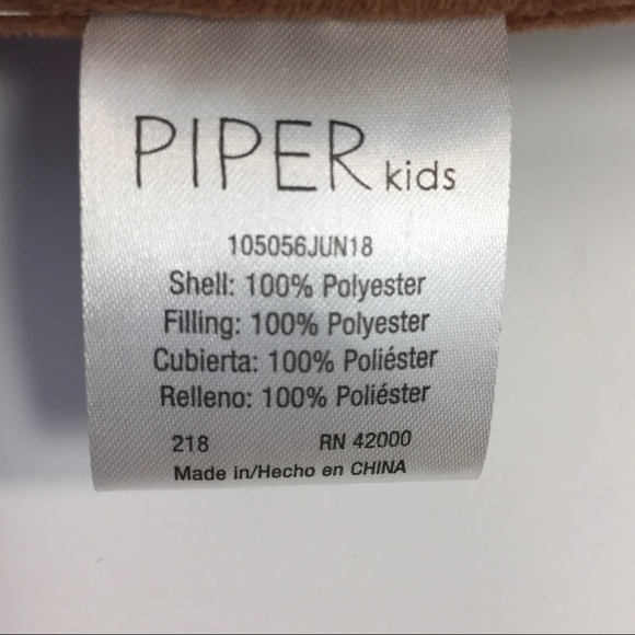 piper Kids Plush Brown Fox Wall Decor Decoration - Picture 10 of 14